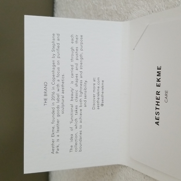 ❣HP❣ New AESTHER EKME Maxi Marin Ruched Leather Shoulder Bag - Picture 12 of 12